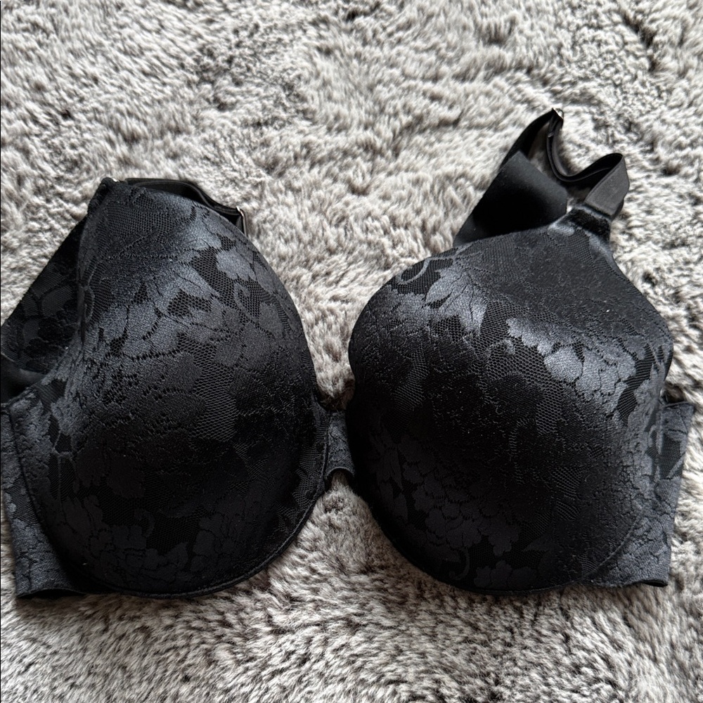 Soma Black Floral Lace Bra